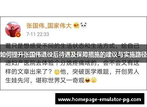 如何提升张国伟退役后待遇及保障措施的建议与实施路径